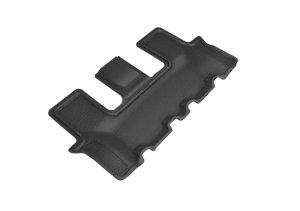 Kia Sorento Floor Mat - 3rd Row - 3D MAXpider - Kagu - Black - `21-`27 Kia Sorento Floor Mat - 3rd Row - 3D MAXpider - Kagu - Black - `21-`27